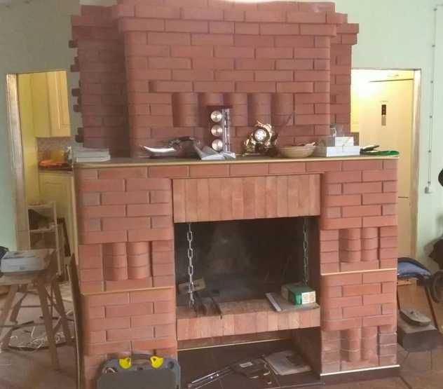 Печник  Камин Печь помпейская  коптильня,  Мангал  Барбекю из кирпича