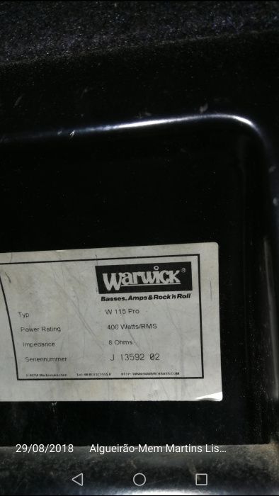 Amplificador Warwick Quad Vl 600W