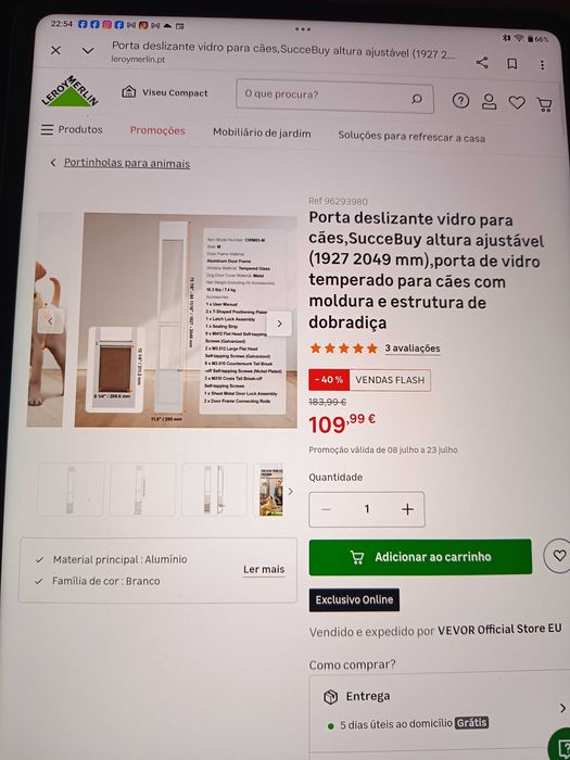 Portinhola para cão