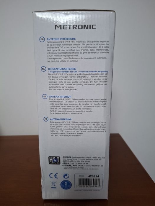 Antena interior nova