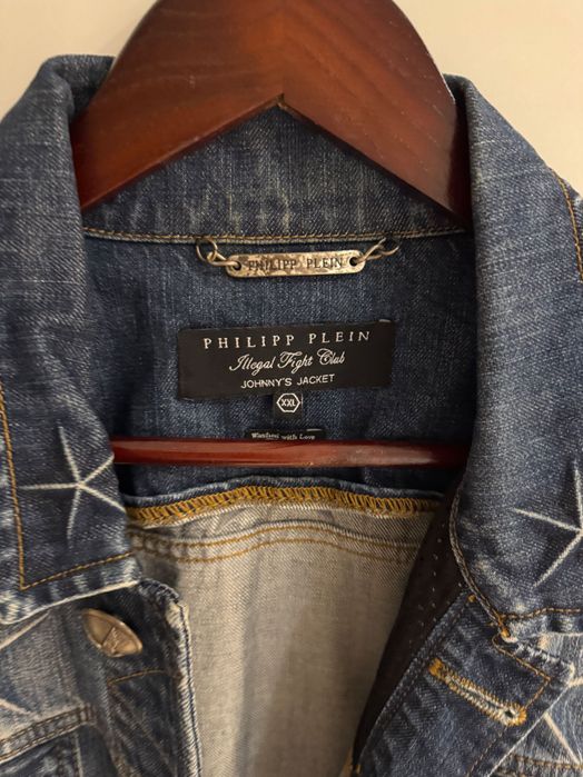 Oryginalna kurtka jeansowa Philipp Plein