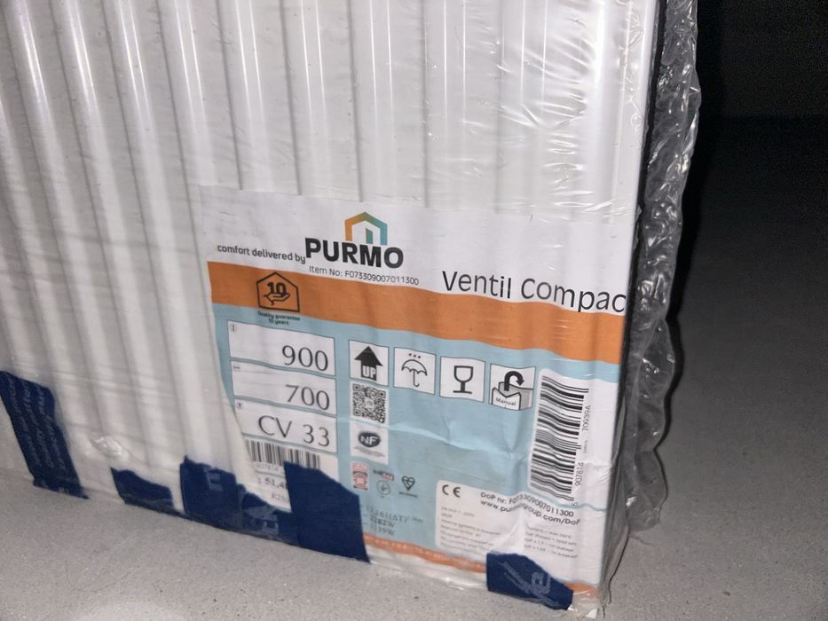 Grzejnik Purmo Venti Compact CV33 900x700 NOWY