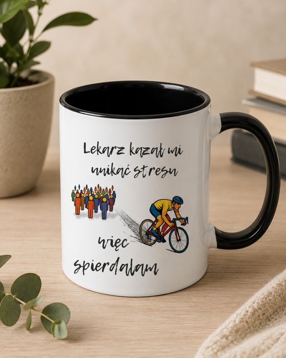Kubek dla rowerzysty z nadrukiem na prezent