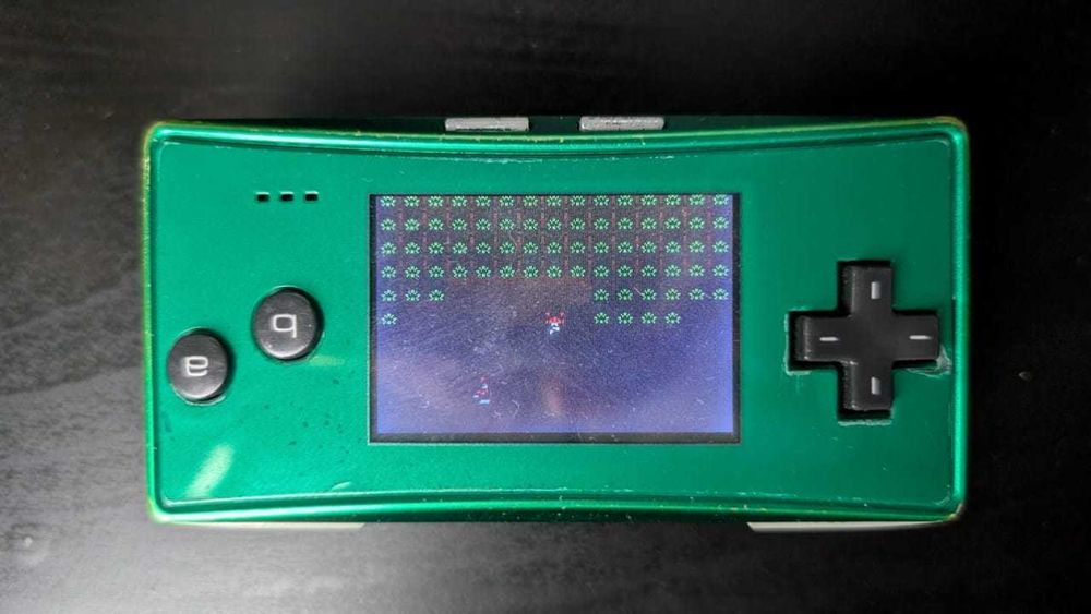 Gameboy micro verde completo e jogos