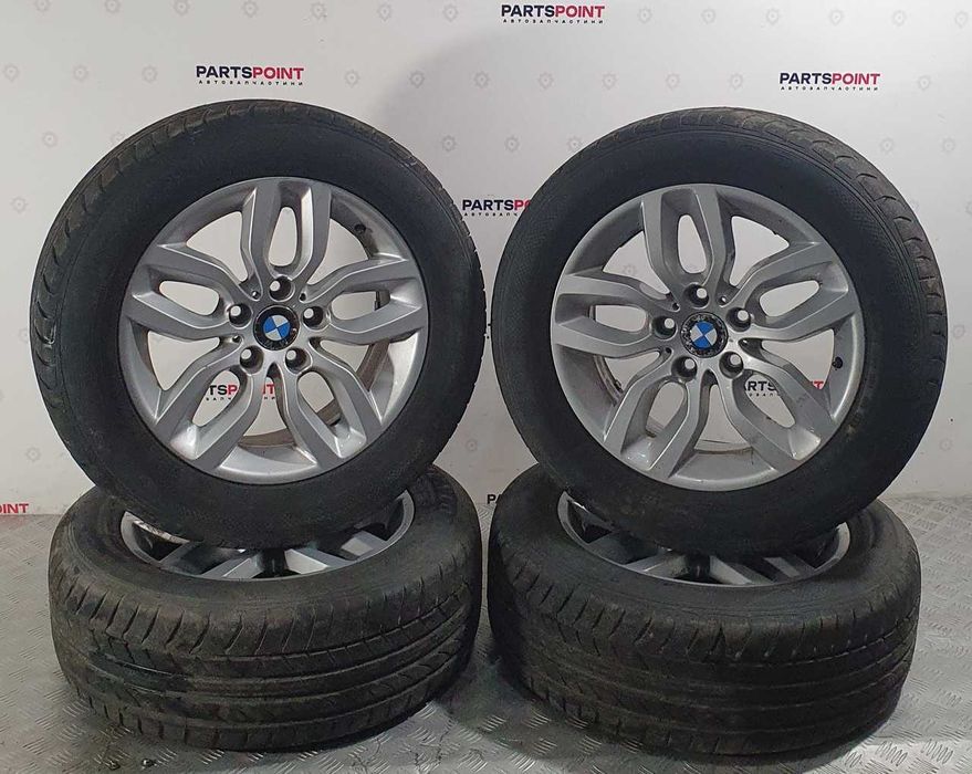 Диски з резиною R17 7.5J, ET32, 120x5, 225х60 з BMW X3 F25 оригінал