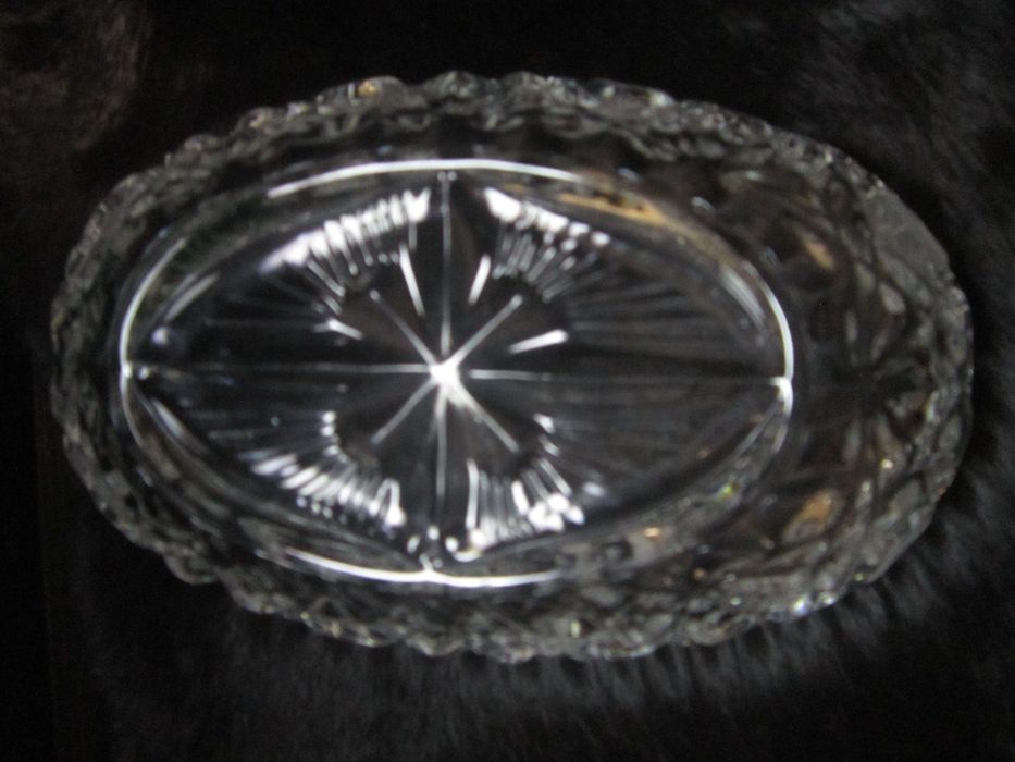 Богемская салатница. Овальная. Чехословакия. 1970 гг.