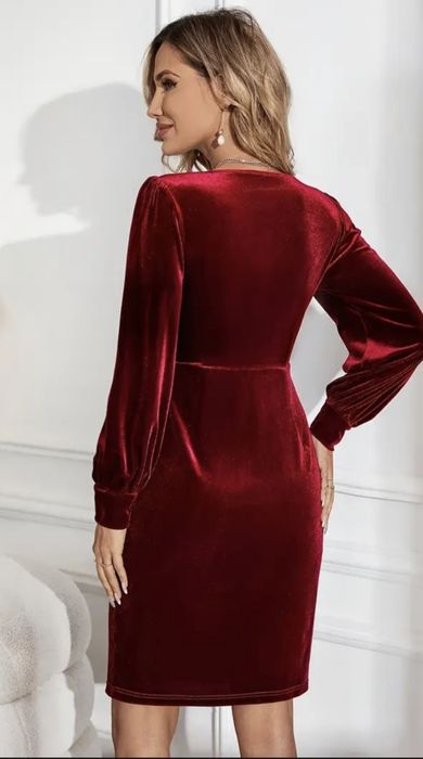 Sukienka z weluru, rozmiar L