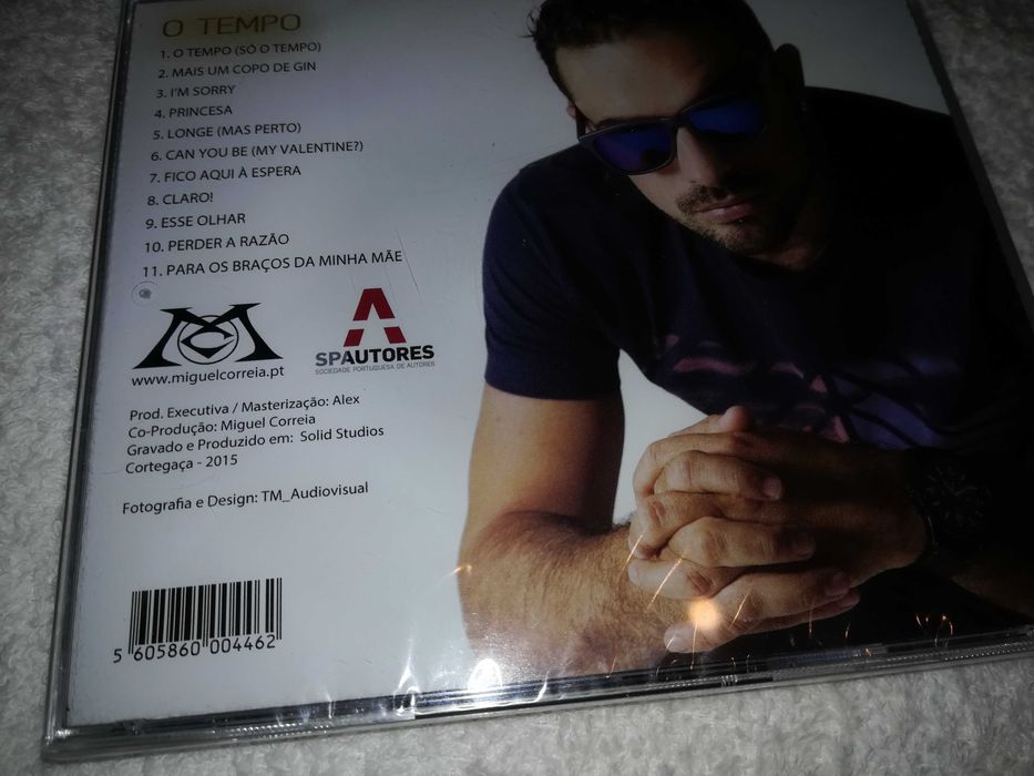 miguel correia (o tempo) música/cd - novo