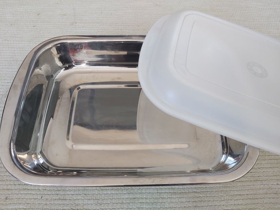 Tabuleiro_inox Tupperware nova