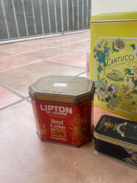 Latas vintage Antigas