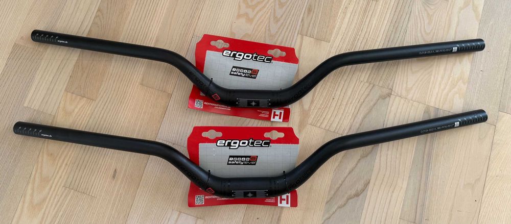 Kierownica rowerowa mtb enduro dh Ergotec Riser Bar wznios 70  srednica  mostka 31.8 długosc780 mm DH 8D  Ergotec Riser Bar