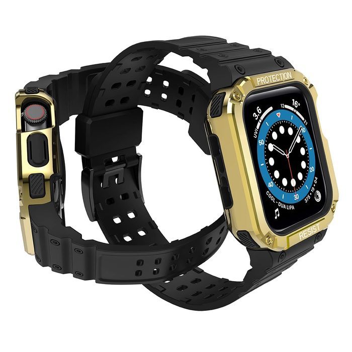 Pasek z etui ochronnym Protect Strap Band … pancerna - czarny, złoty