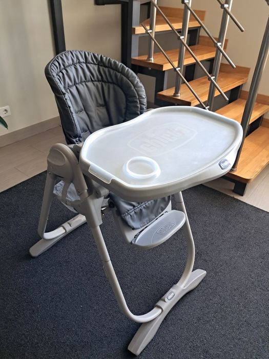 Стільчик для годування Chicco Polly Magic RELAX сірий