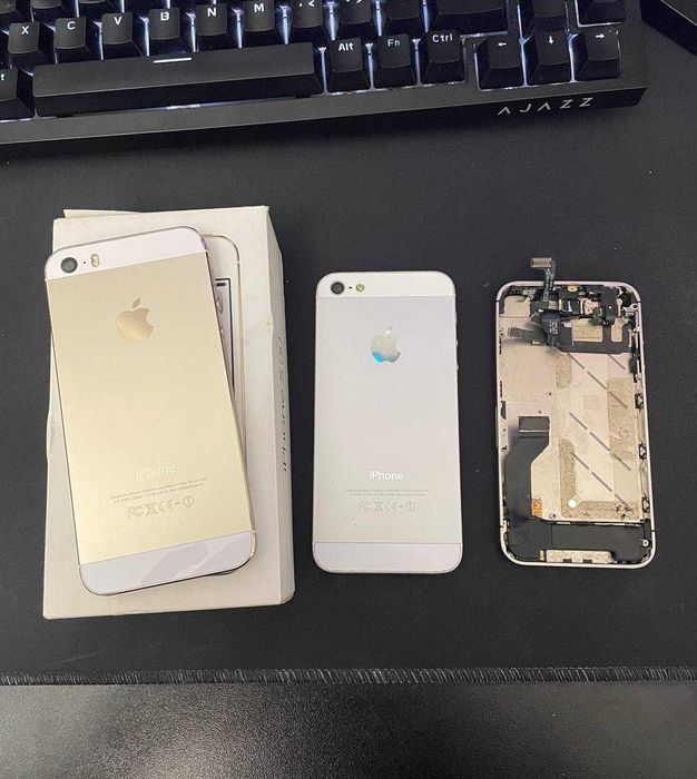 Продам лотом iPhone, 5s-64gb, 5-32gb, 4s