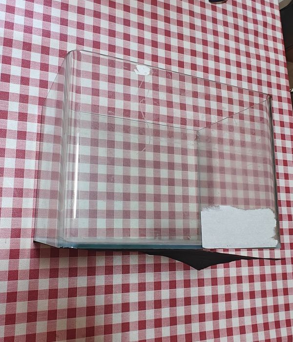 Aquário de Vidro (30x18x21 cm) – Ideal para Peixes, Camarões ou Decoração