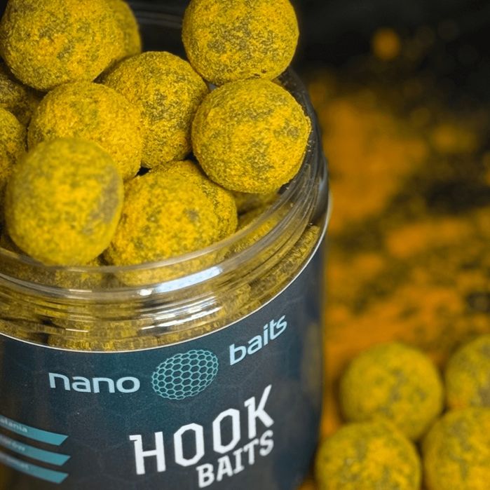 Kulki proteinowe hakowe Nanobaits 20mm Ananas - Krewetka