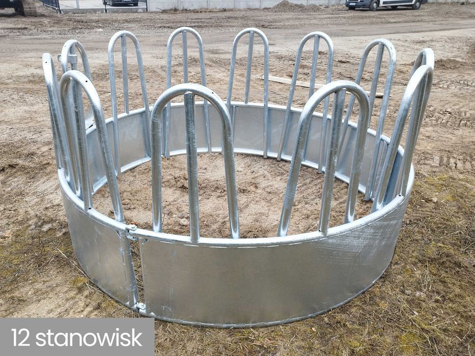 Paśnik łąkowy dla bydła koni okrągły 9 12 18 stanowisk do krów