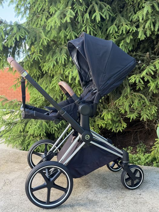 Коляска Cybex Priam  2 в 1 Sepia Black шасі Chrome