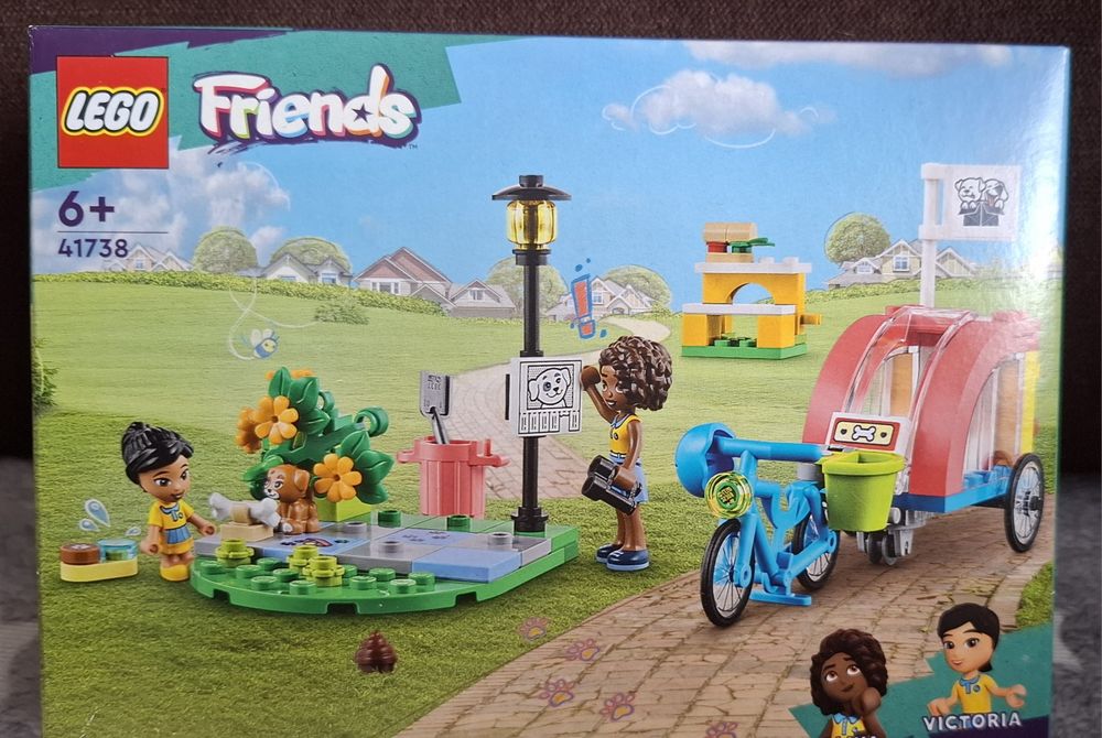 Lego Friends 41738, klocki lego rower z przyczepką