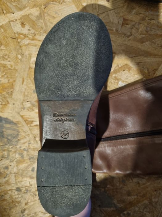 Kozaki damski, ze skóry