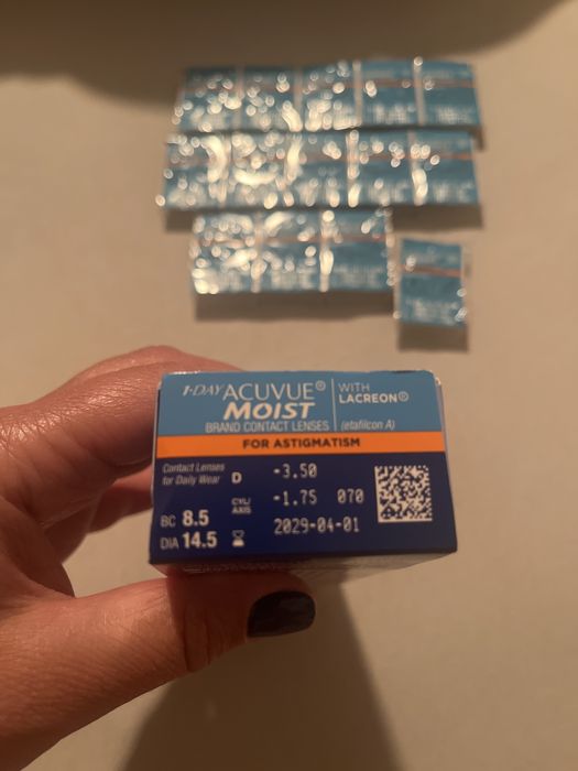 Soczewki kontaktowe jednodniowe