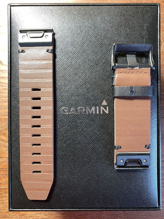 Шкіряний ремінець для годинників Garmin. Quick Fit 26mm
