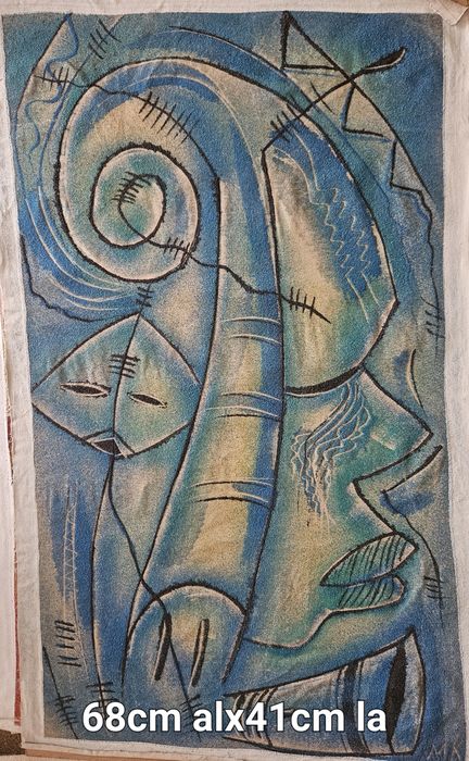 Pinturas de areia da Guiné e Congo