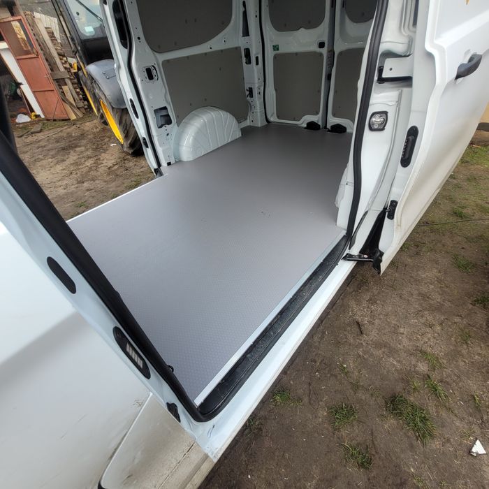Podłoga, zabudowa Ford Transit Custom, płyta antypoślizgowa sklejka