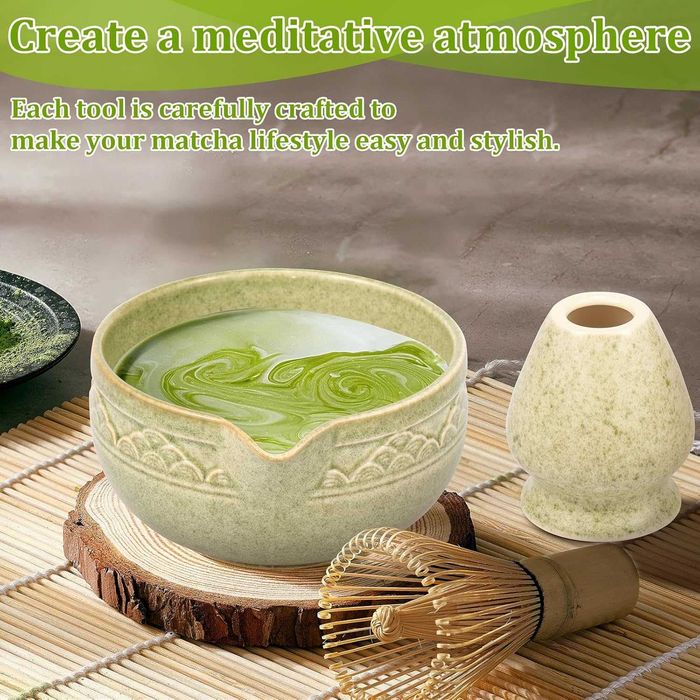 zestaw do herbaty matcha, dla miłośników herbaty