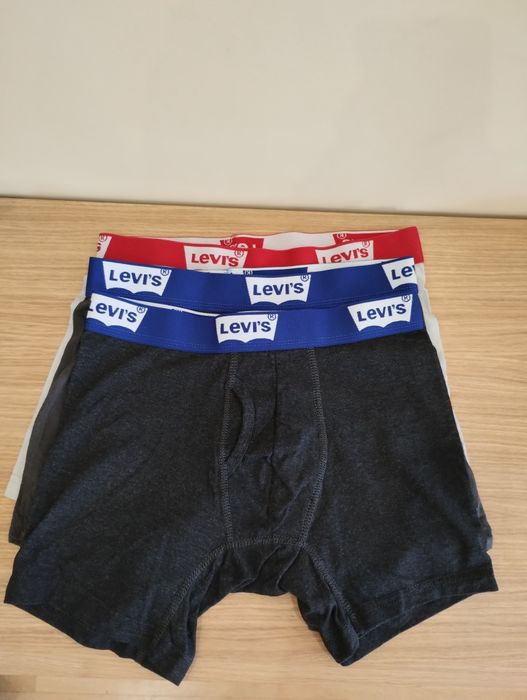 Труси боксерки Levi's розмір М, 3 пари, бавовна, cotton