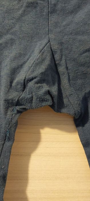 Rybaczki leginsy 3/4 niebieskie legginsy mila L Xl