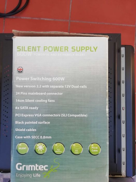 Grimtec 600W Power Supply64553038313602120