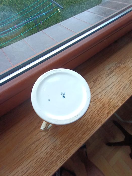 Kubek dzban kufel  porcelanowy, ceramiczny piekny
