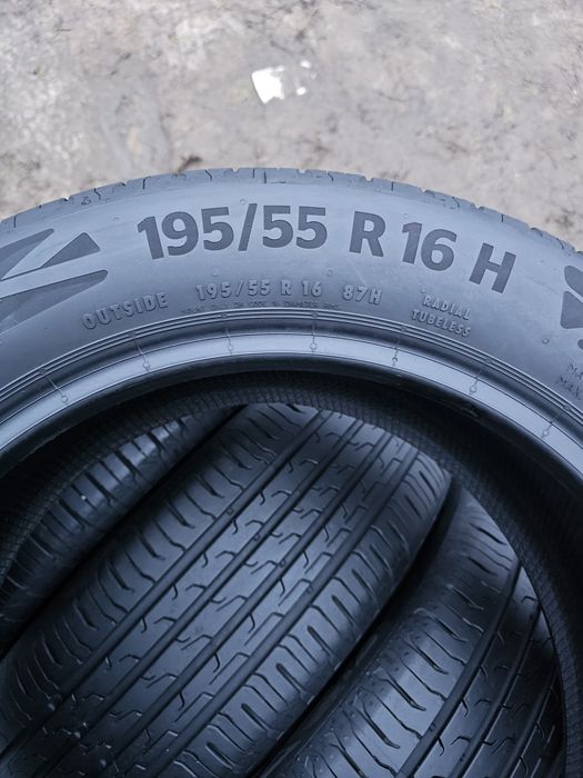 4x opony letnie 195 55 r16 87H Continental EcoContact 6 Nowe 2025