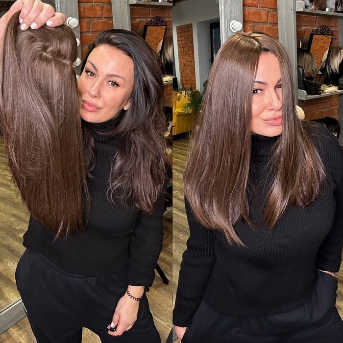 ‼️Натуральний парик на кожен день | Каскад перука натуральна