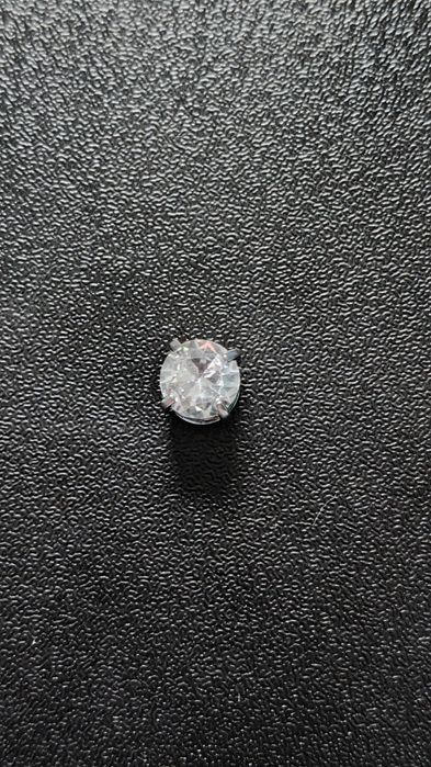 Nowe stalowe srebrne kolczyki magnetyczne 8mm