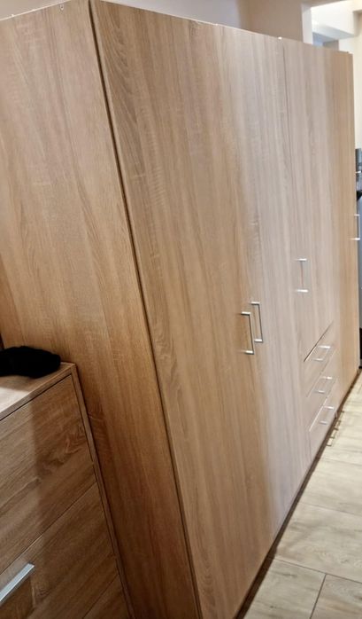 Szafy i szafka na buty - jasny dąb Sonoma JYSK