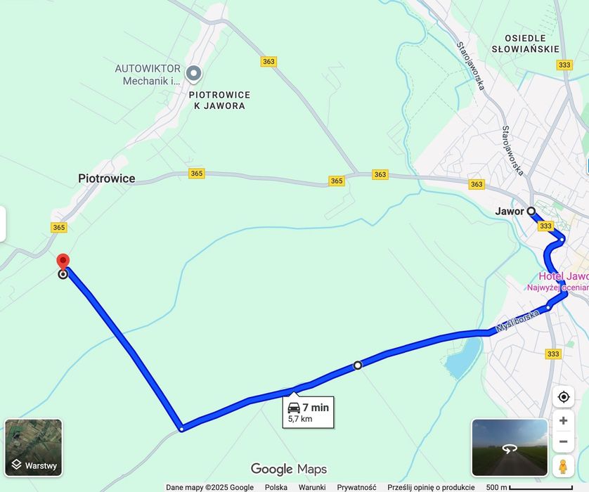 Sprzedam działkę budowlaną widokową