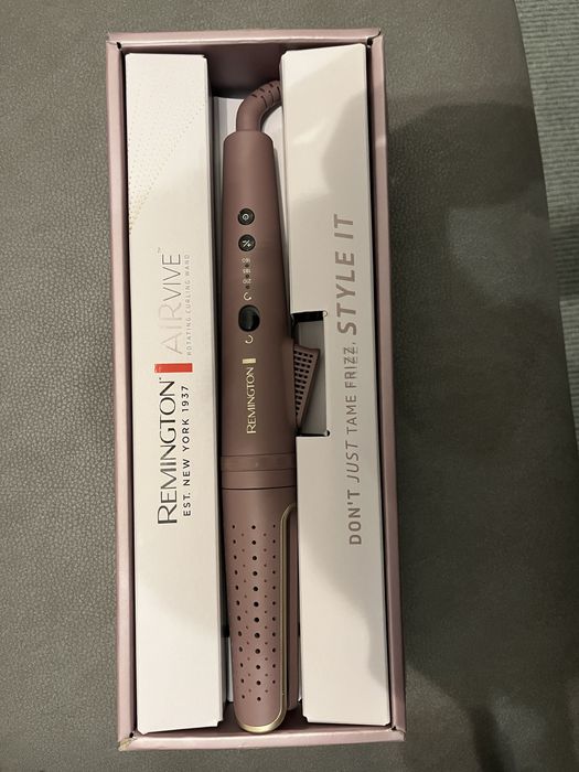 Modelador de Caracóis Remington AirVive Rotating Curling Wand (Novo)