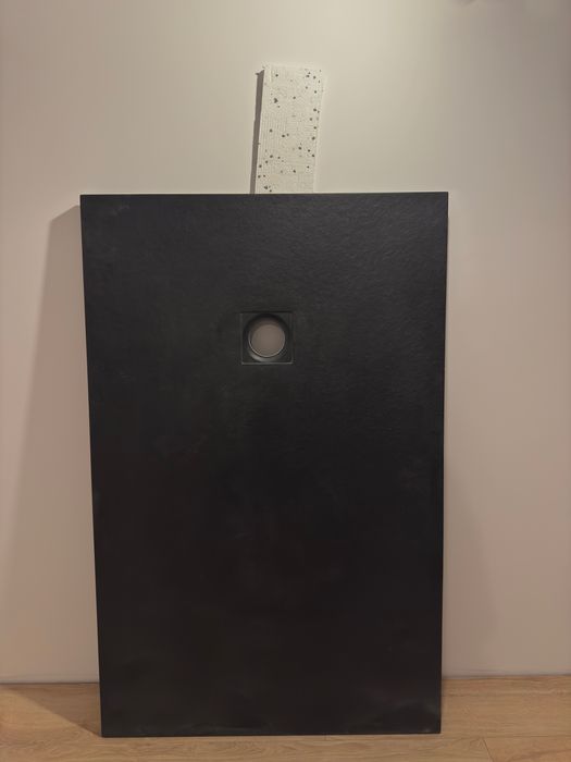 Brodzik z konglomeratu czarny Radaway Kyntos F 140x90