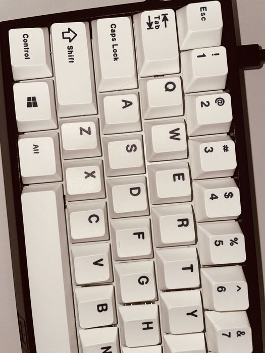 125 Keycaps Minimalistas Branco