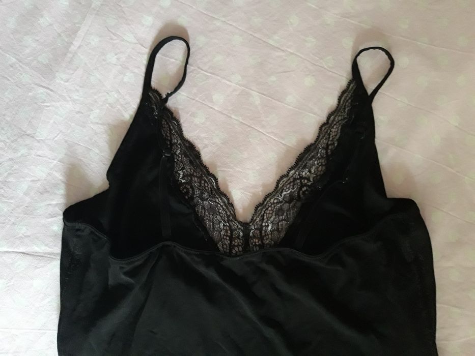 Koszulka nocna, czarna