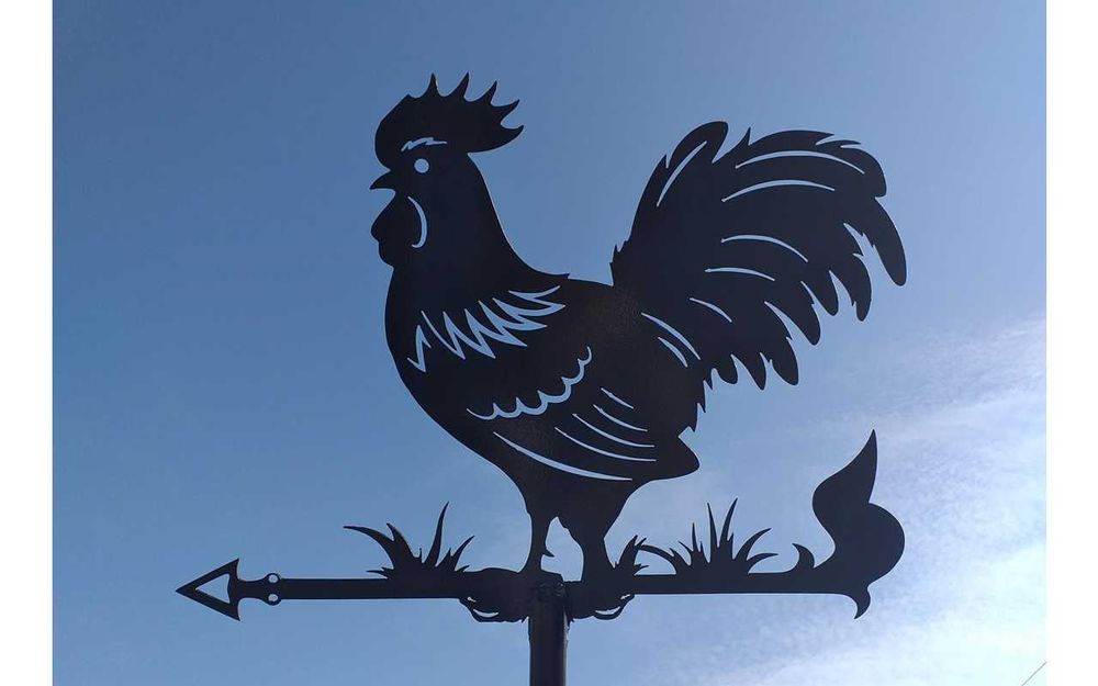 Флюгер Півник, Петух, Півень, Когут ручна робота з металу  2 мм