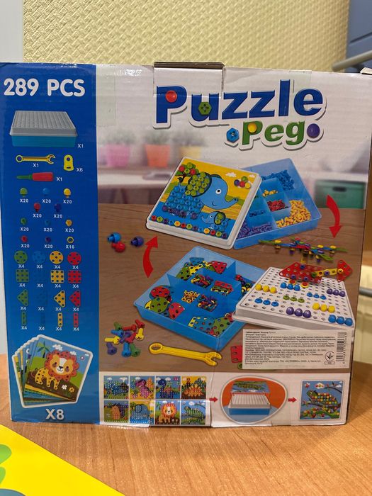 Іграшка Конструктор-мозаїка Puzzle Pego