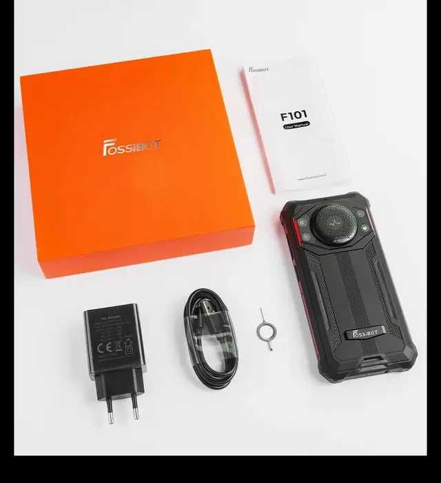 Смартфон Oukitel Fossibot F101 Черный/Красный 4/64Gb 10600mAh Global