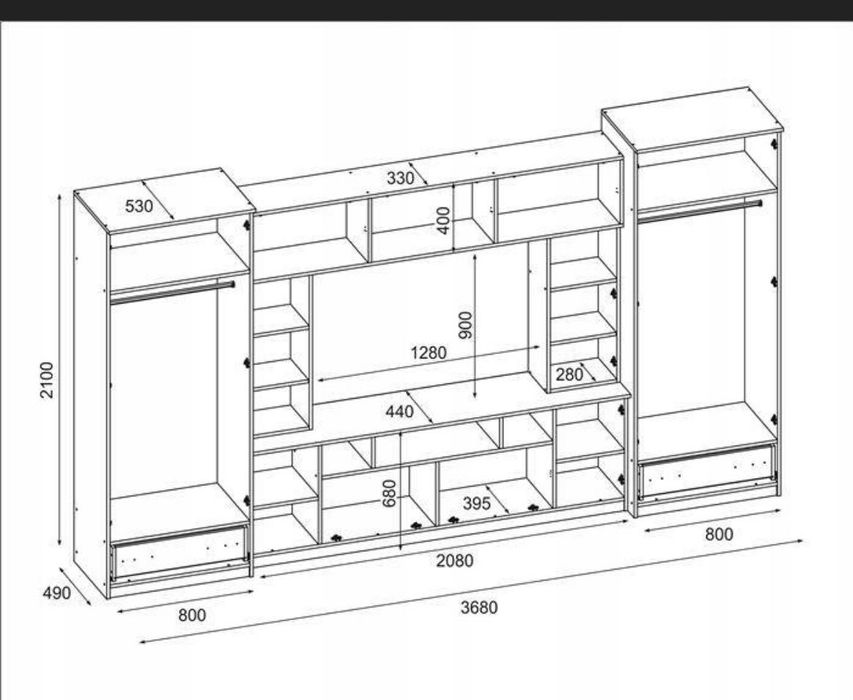 Meblościanka meble pokojowe
