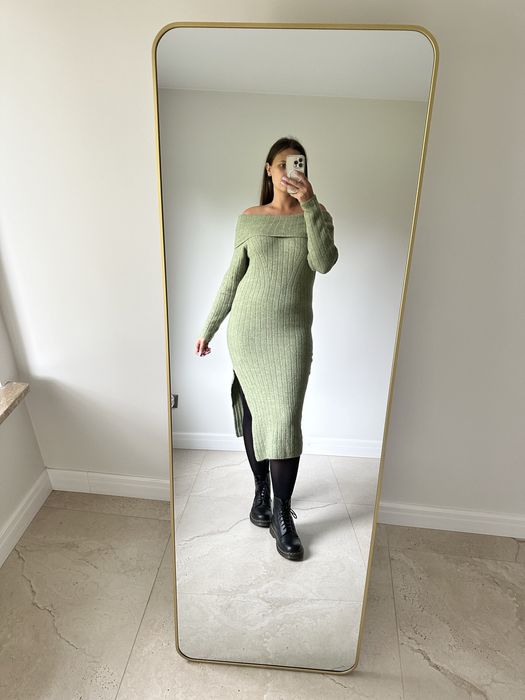 Sukienka sweterkowa na jesień zimę miss selfridge rozmiar 40-42