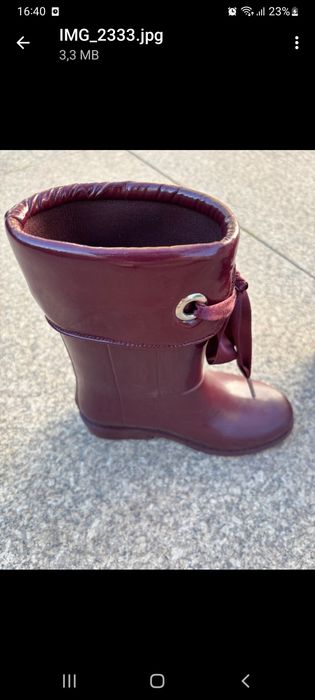 Galochas menina marca Pisamonas