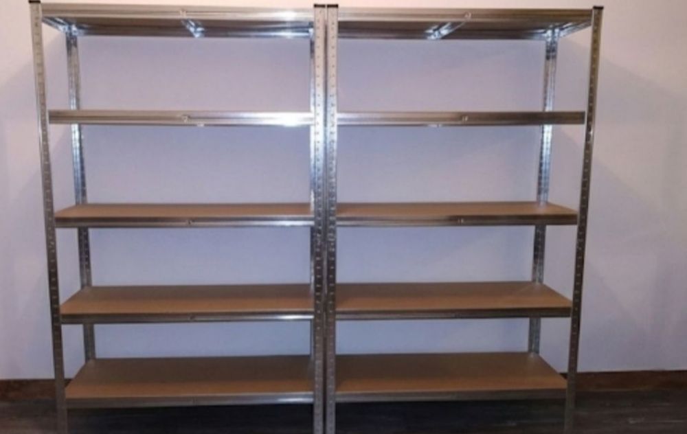 2szt Regał Metalowy Magazynowy do Garażu Piwnicy 180x90x40 10 PÓŁEK