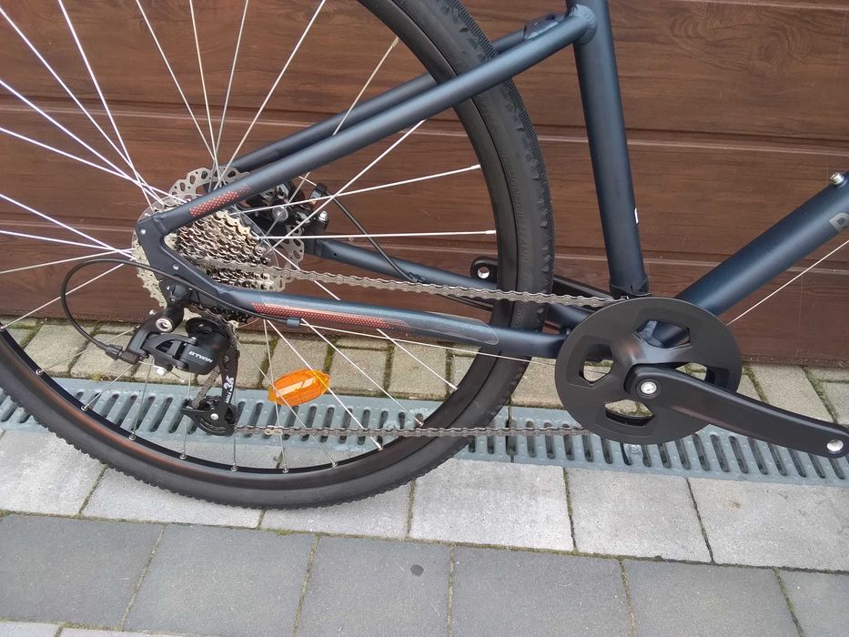 Rower męski crossowy trekkingowy Riverside NOWY 1x9 Decathlon Biała